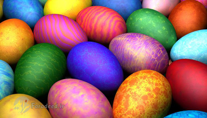 تخم‌مرغ‌های رنگی خانگی