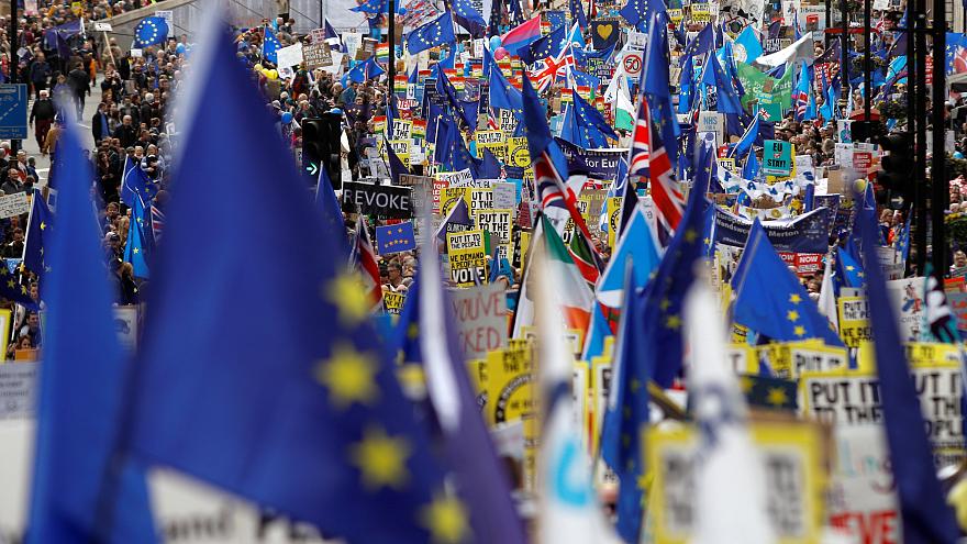 تظاهرات بریتانیایی‌ها برای رفراندوم جدید و ماندن در اتحادیه اروپا