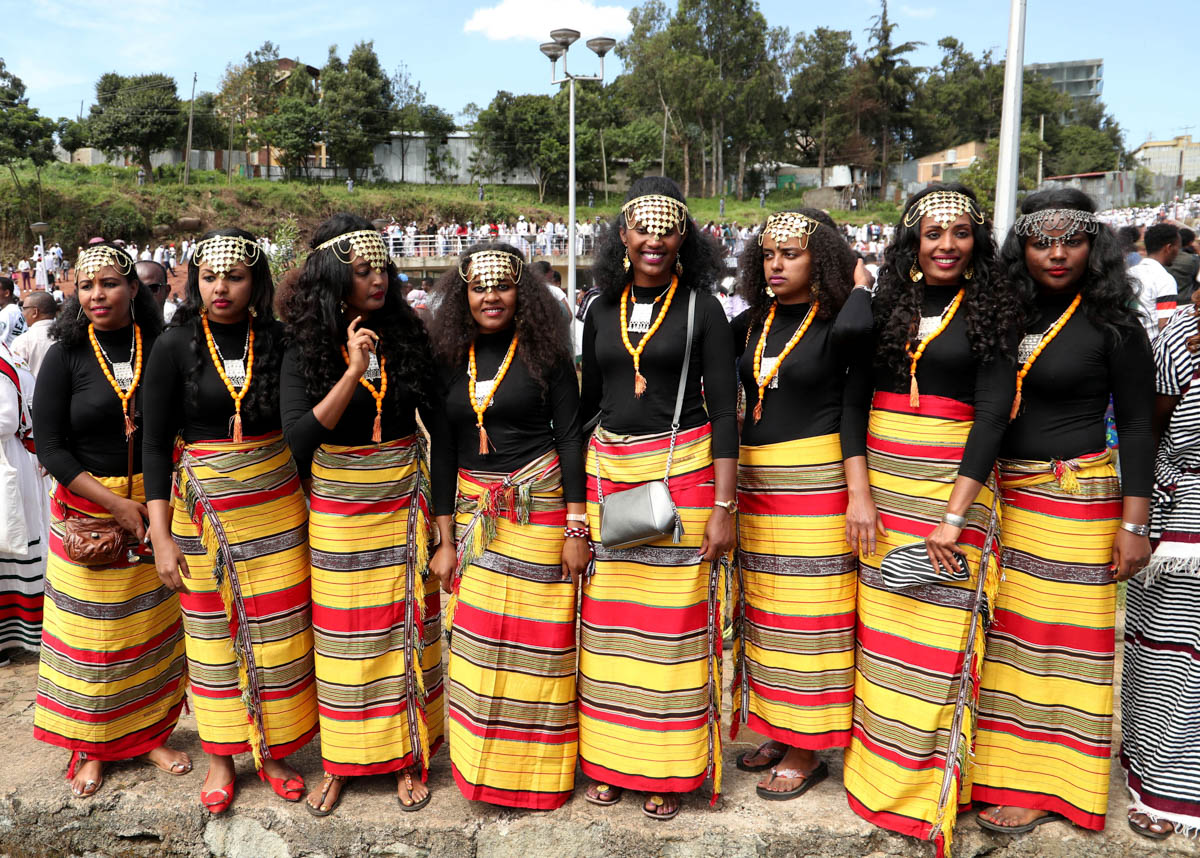 جشنواره شکر گزاری در اتیوپی/ گذار از تاریکی به روشنایی